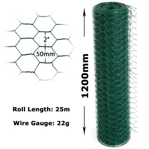 Pvc coated green - pvc, chicken