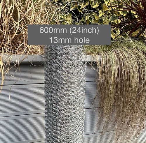 Galvanised wire netting 13mm - galvanised,