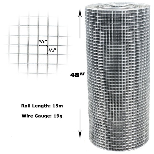 Welded wire mesh 1 2 - 1/2", x