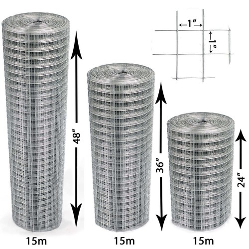 Galvanised welded wire - welded, mesh