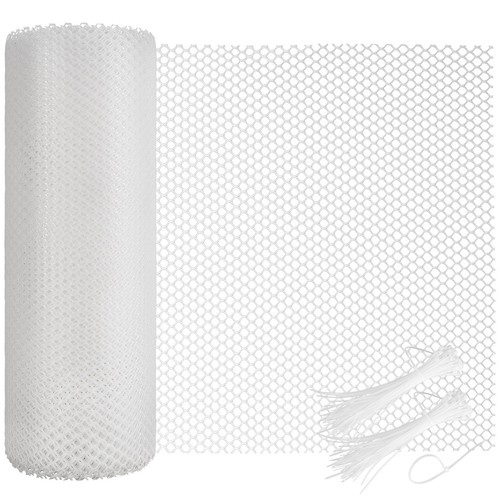 Grey polyethylene chicken - polyethylene, wire