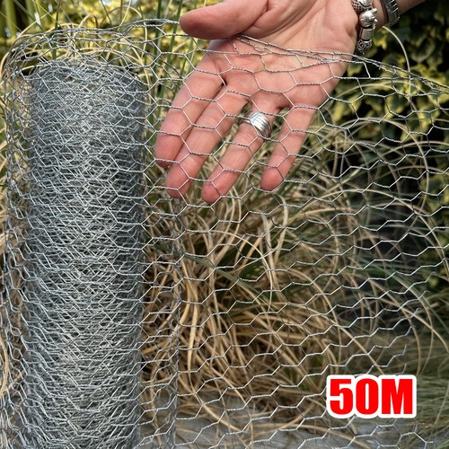 50m wire galvanised metal mesh - galvanised,