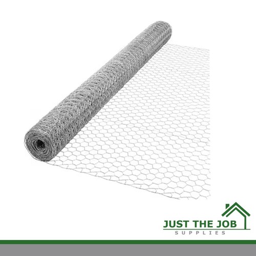 Galvanised chicken hex wire - galvanised,