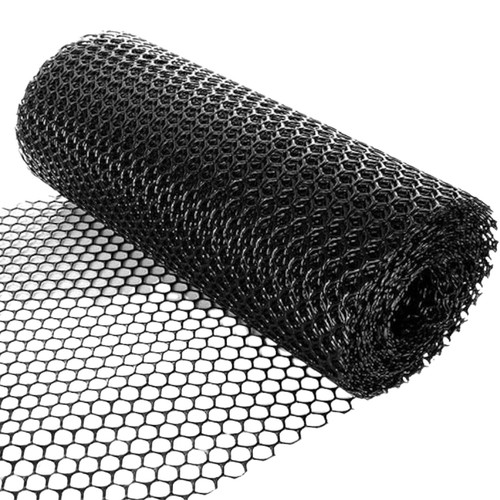 Plastic chicken wire fence - chicken,