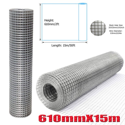 Galvanised fence mesh - galvanised,